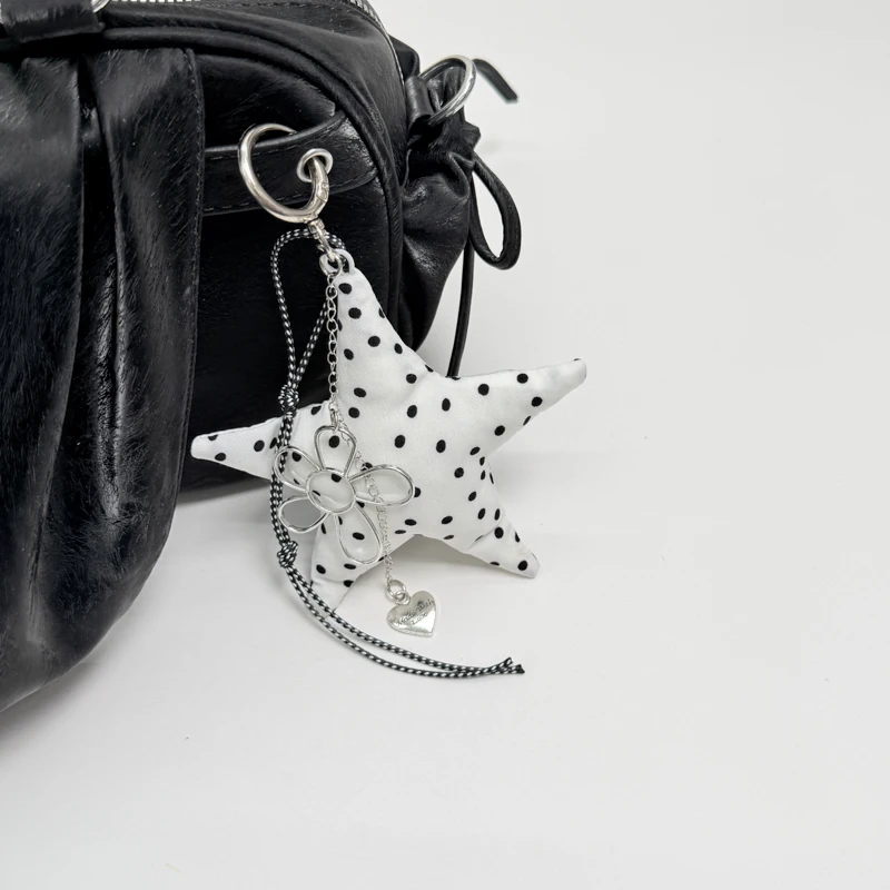 Rabbit Ears Style Underarm Shoulder Boston Bags For Women Y2K Cross Body Bag With Star Pendant 2026 New Luxury Designer Handbags