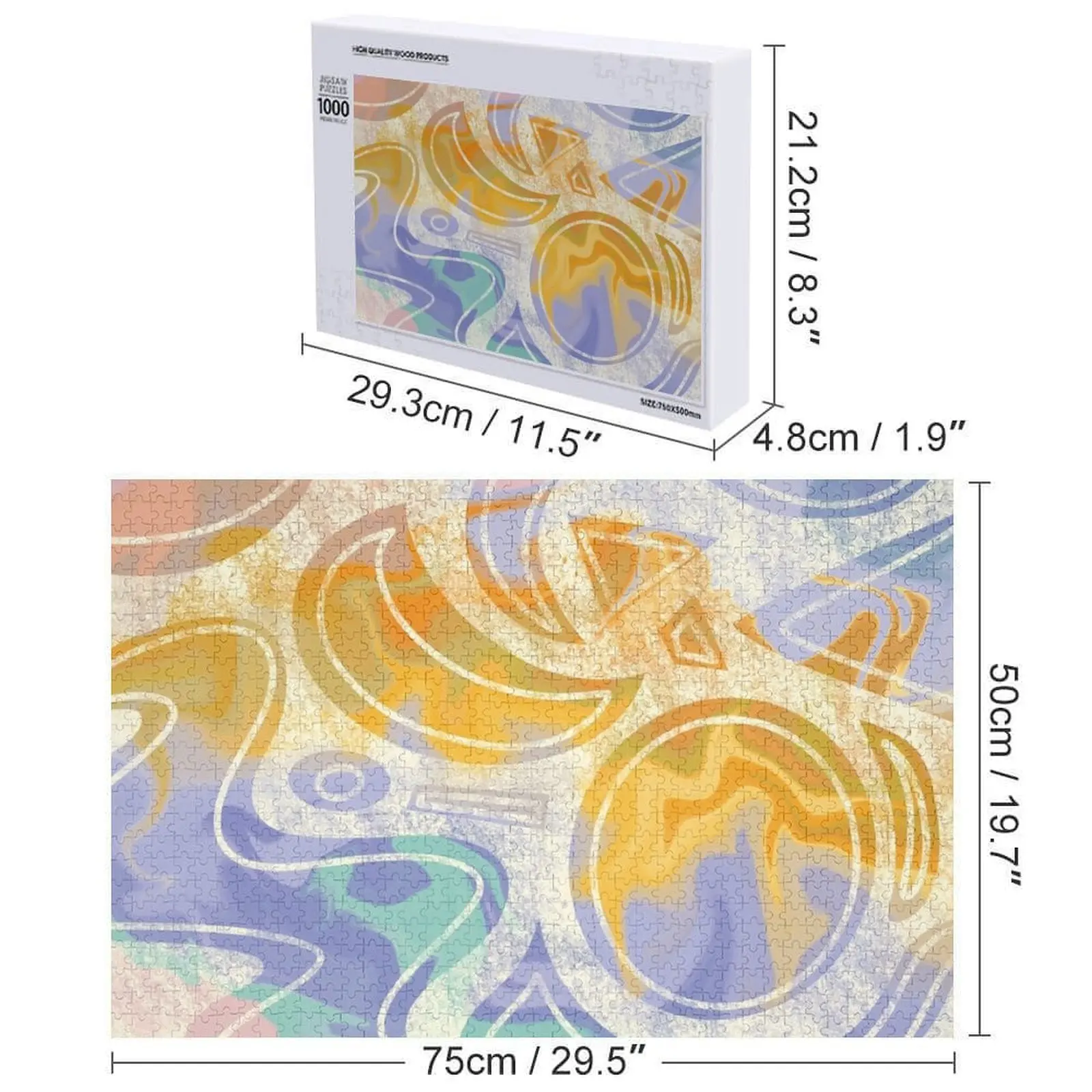Puzzle con scena da sogno Puzzle per bambini Nome in legno Giocattolo personalizzato personalizzato personalizzato in legno per puzzle per adulti