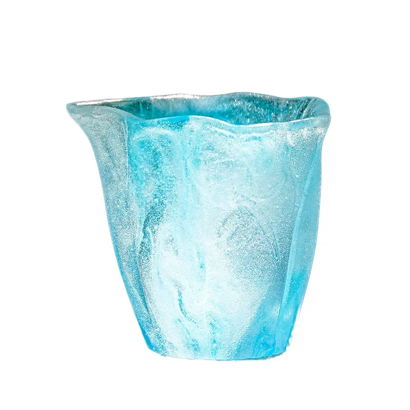Lotus fair cup ladies wine glass glass tea can not be boiled