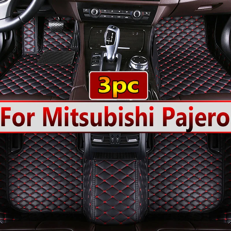 Car Floor Mats Parts For Mitsubishi Pajero (5 seats) 2024 2023 2022 2021 2020 2019 2018 2017 2016 2015 2014 2013 2012 2011 2010