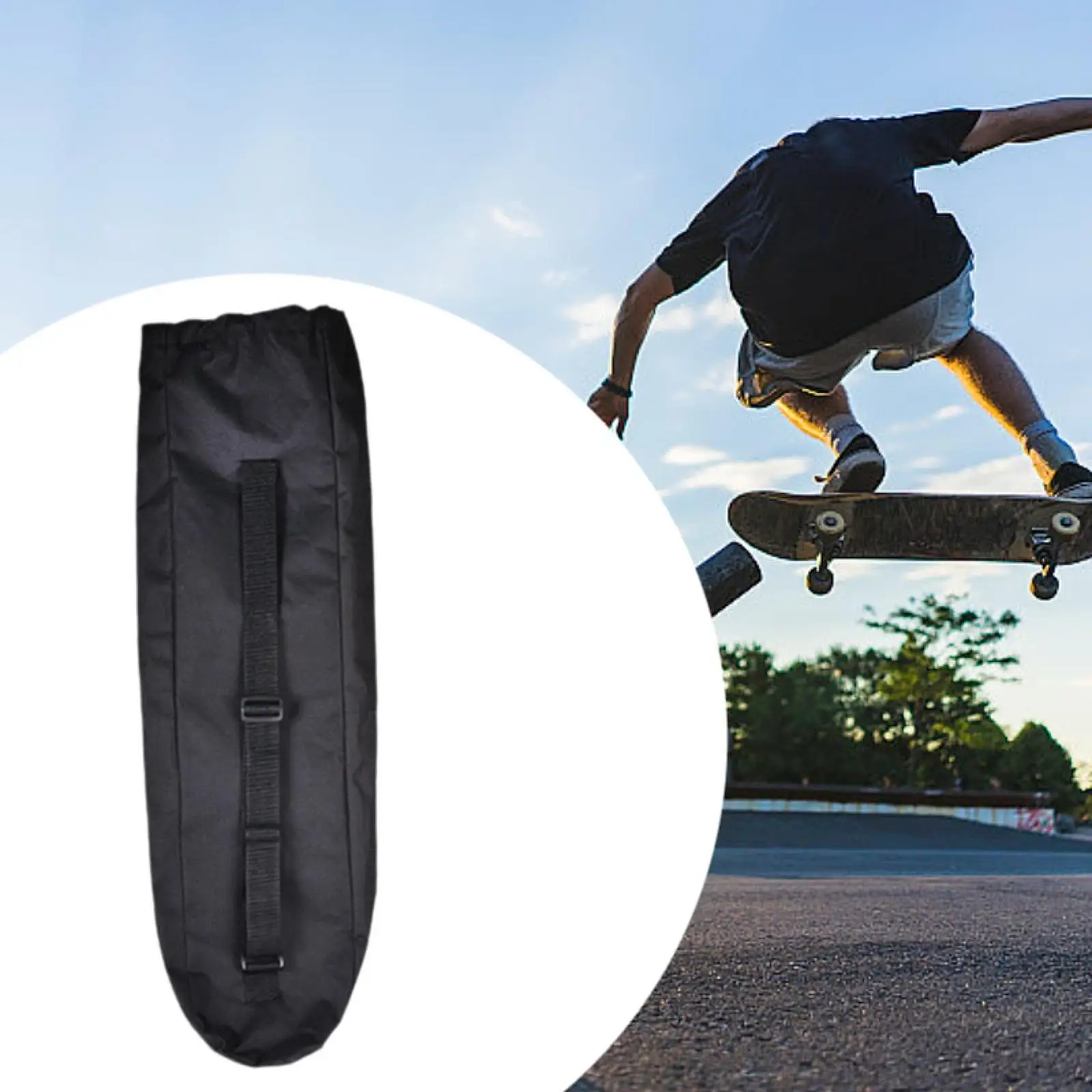 Skateboard Bag Carrying Bag Fashion Waterproof Gifts with Adjustable Strap Skateboard Shoulder Bag for Skateboards Skating