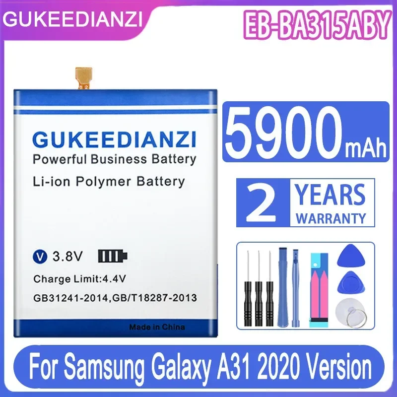 GUKEEDIANZI Replacement Battery EB-BA315ABY 5900mAh For Samsung Galaxy A32 4G A325f