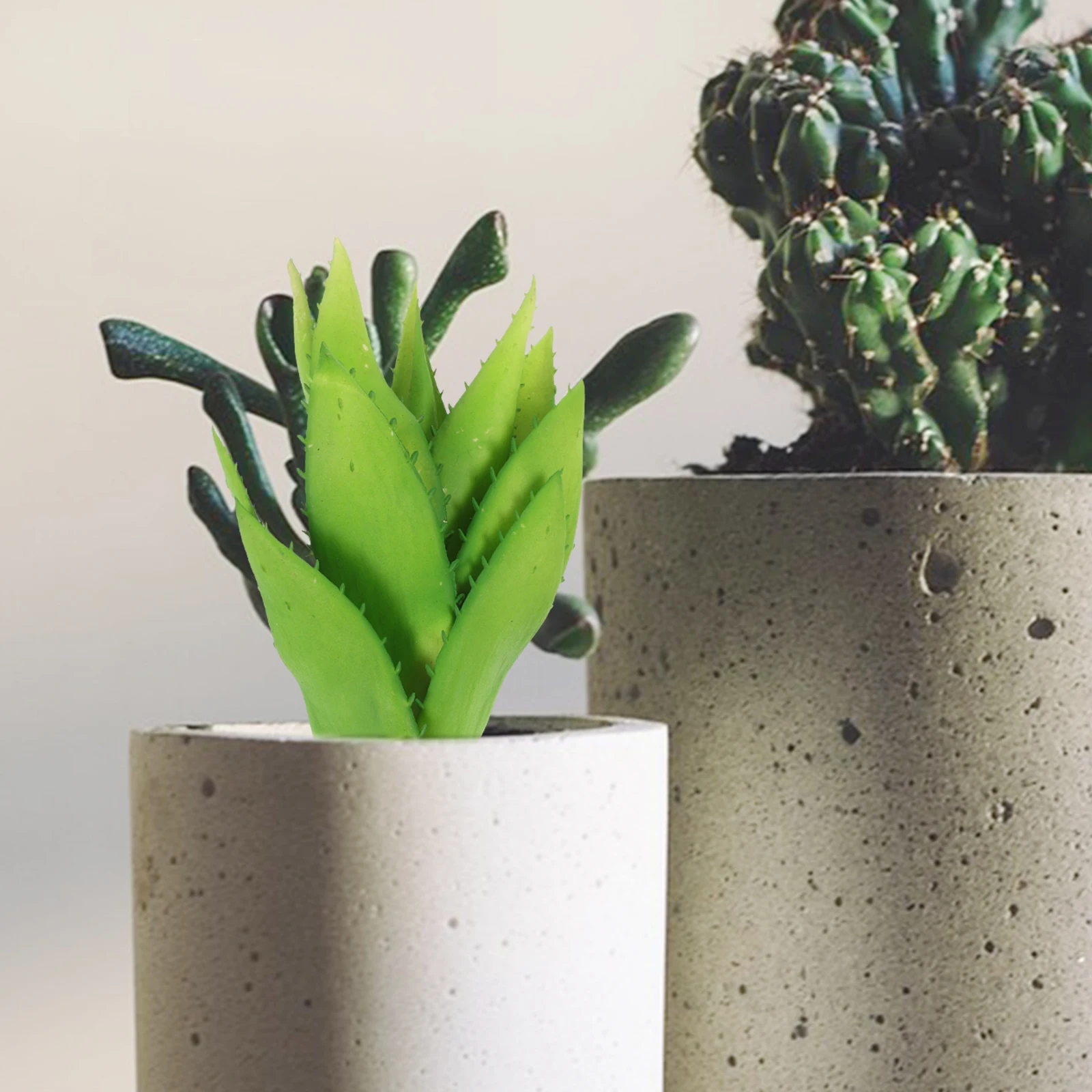 

Artificial Succulent Fake Succulent Faux Plastic Plant Artificial Plant Ornament for Home Bedroom Office Desktop Decoration