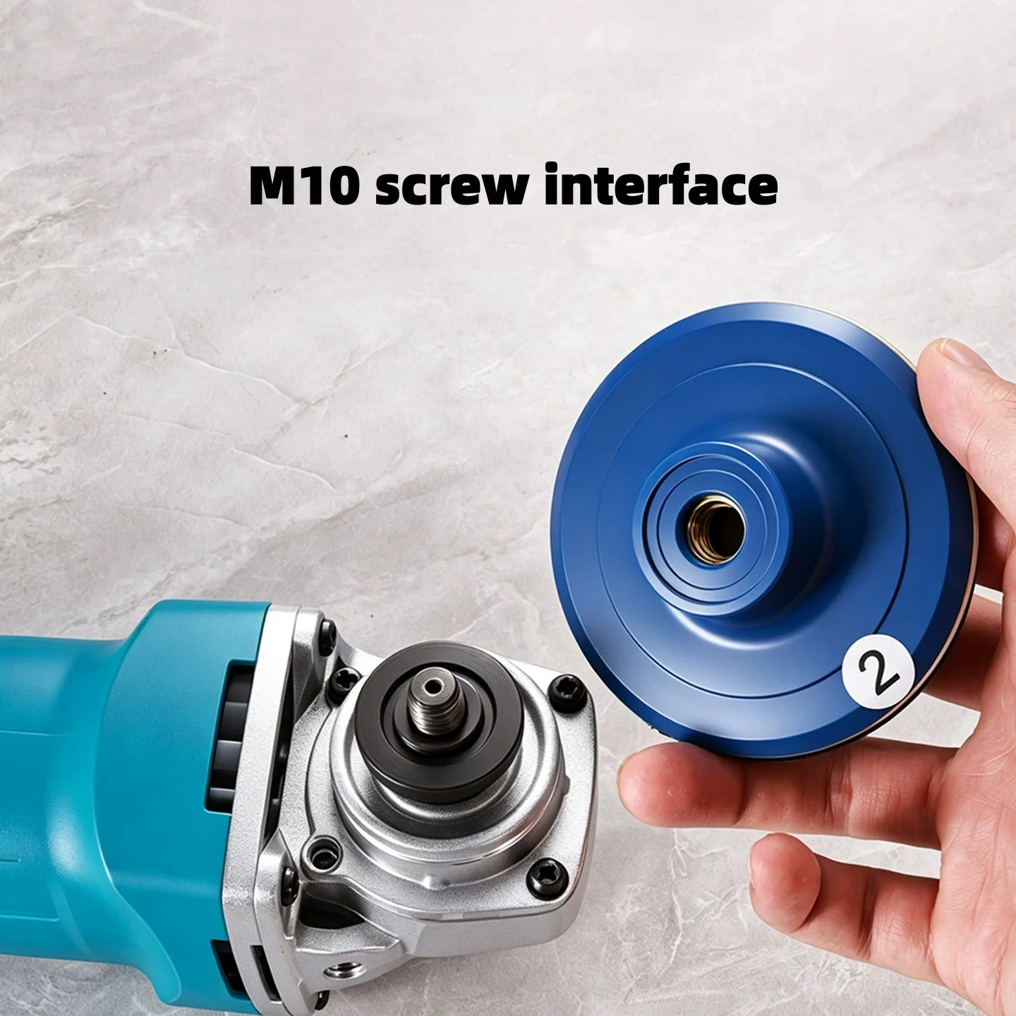 Efficient dry polishing diamond grinding disc, integrated M10 free stone marble grinding disc, trimming grinding disc