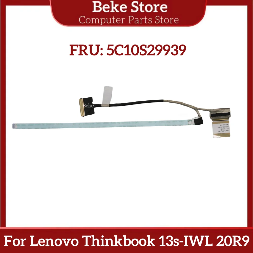 Cabo de Tela Beke-lcd para Lenovo Thinkbook 5c10s29939 110904426 Linha de Tela de Arame 13s-iwl 20r9 13s-iml 20rr Navio Rápido Novo