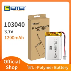 EEMB 1~10SZT 103040   Bateria 3,7 V 1200 mAh Akumulator litowo-polimerowy do głośnika Bluetooth, baterii urządzenia do masażu