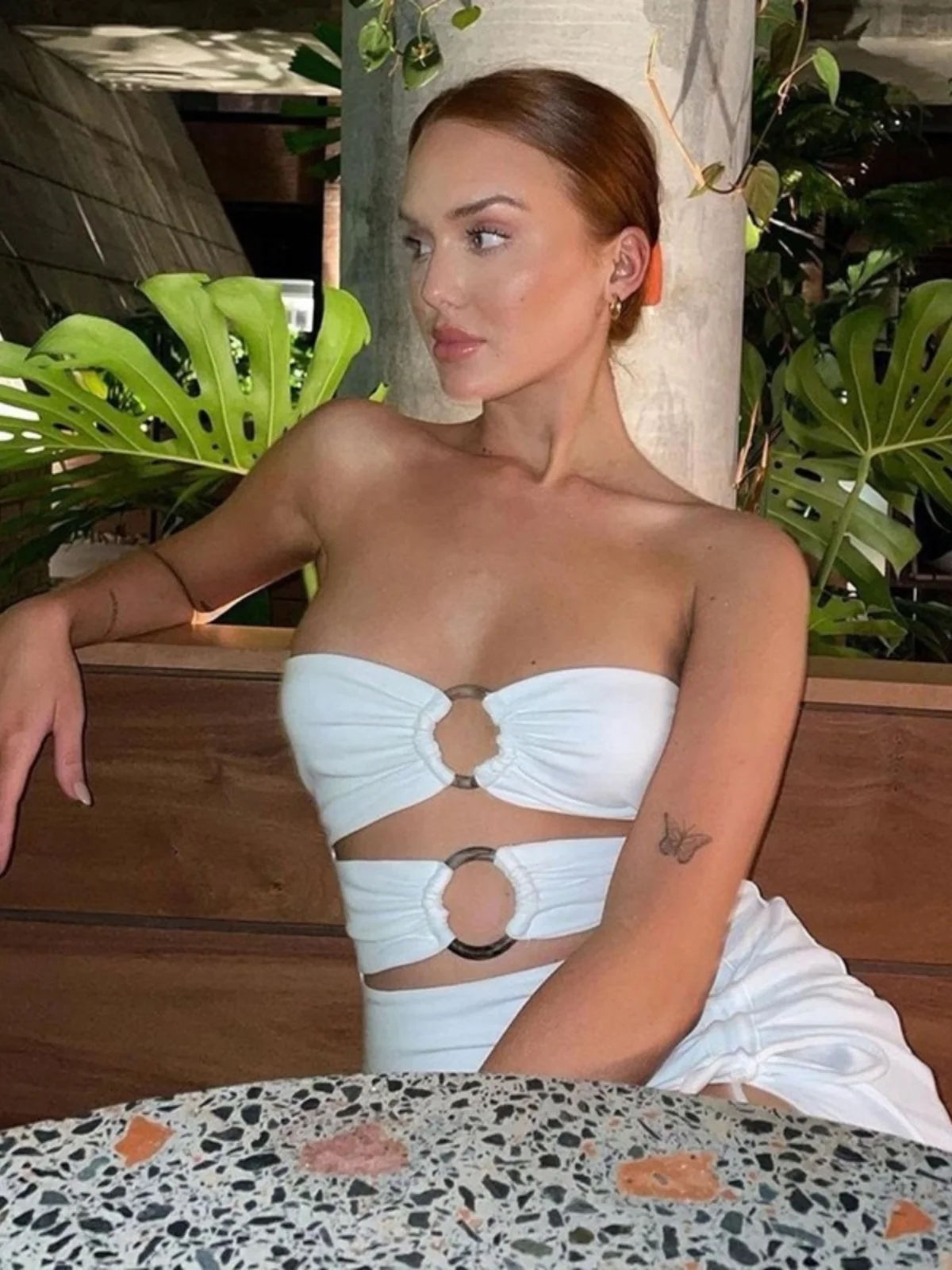 Одно плечо с вырезом и высоким запахом на бедрах Dr Bodycon Dr Bal Svel с высокой талией Цвет Ele Женский Dr