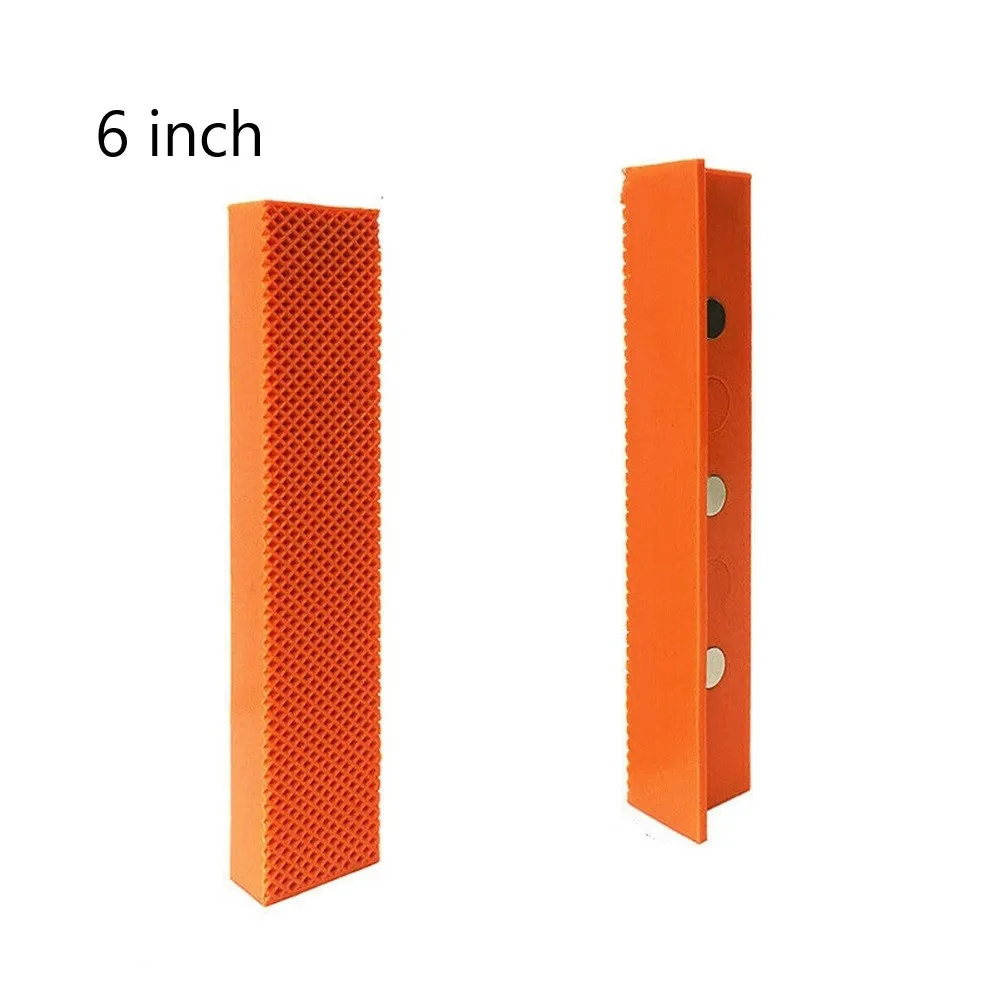2pcs 4/6 Inch Bench Vice Jaw Pads Magnetic Vise Protection Strip For Holding Wood Metal Mill Clamp Drill Press Accessories