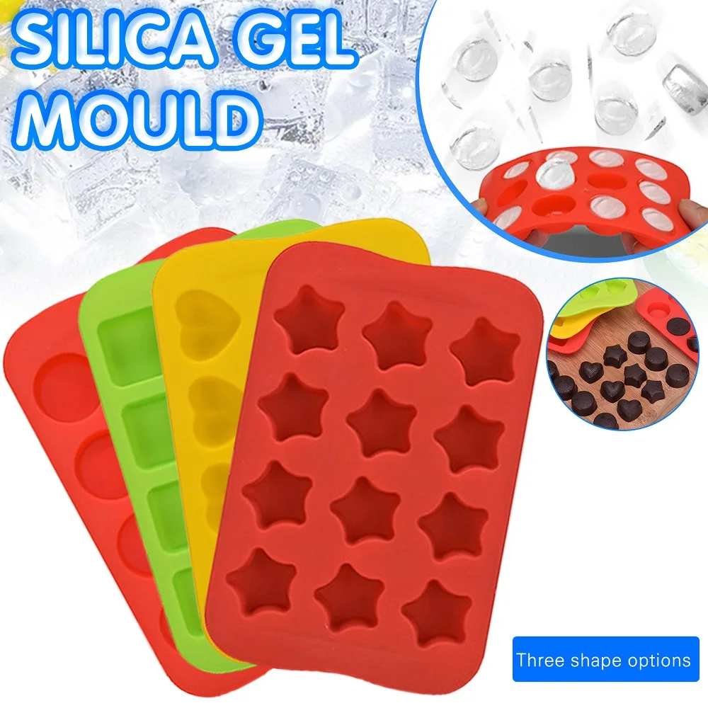 Silicone Ice Cube Trays,Reusable Non-Stick Cake Pop Mold,Candy Chocolate Mould,Food-Grade Kitchen Ice Tray,Baking Accessories