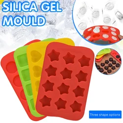 Bandejas de silicona para cubitos de hielo, molde antiadherente reutilizable para pastel, molde para Chocolate y caramelo, bandeja de hielo de cocina de grado alimenticio, accesorios para hornear