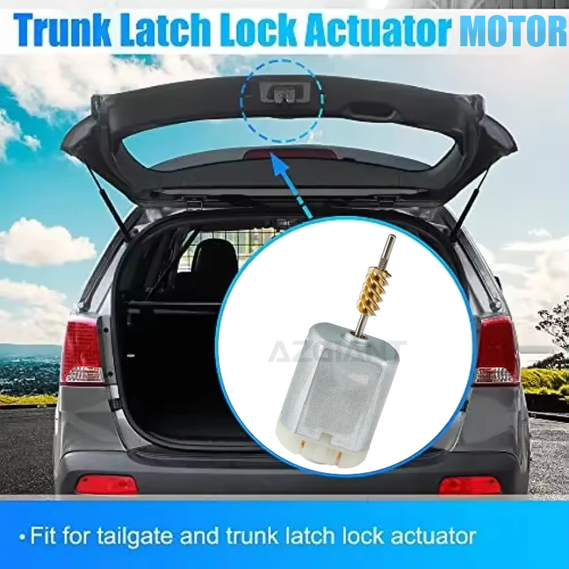 

AZGIANT Mini Motor 12V 12000RPM Copper Brush Micro DC Motor for Hyundai Ioniq Rear Trunk Lock Actuator Repair High Quality OEM