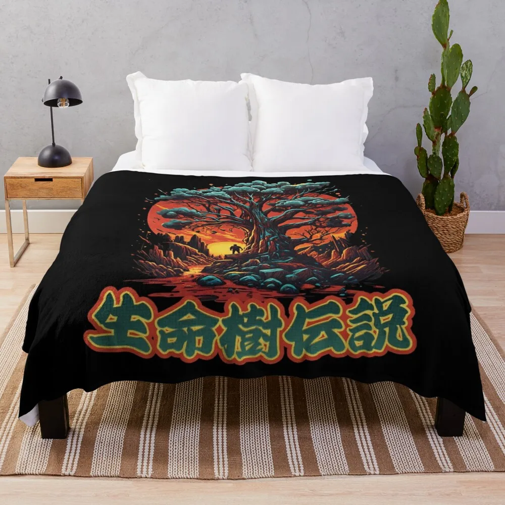 Legend of the Tree of Life Throw Blanket Blankets For Sofas Travel manga Blankets