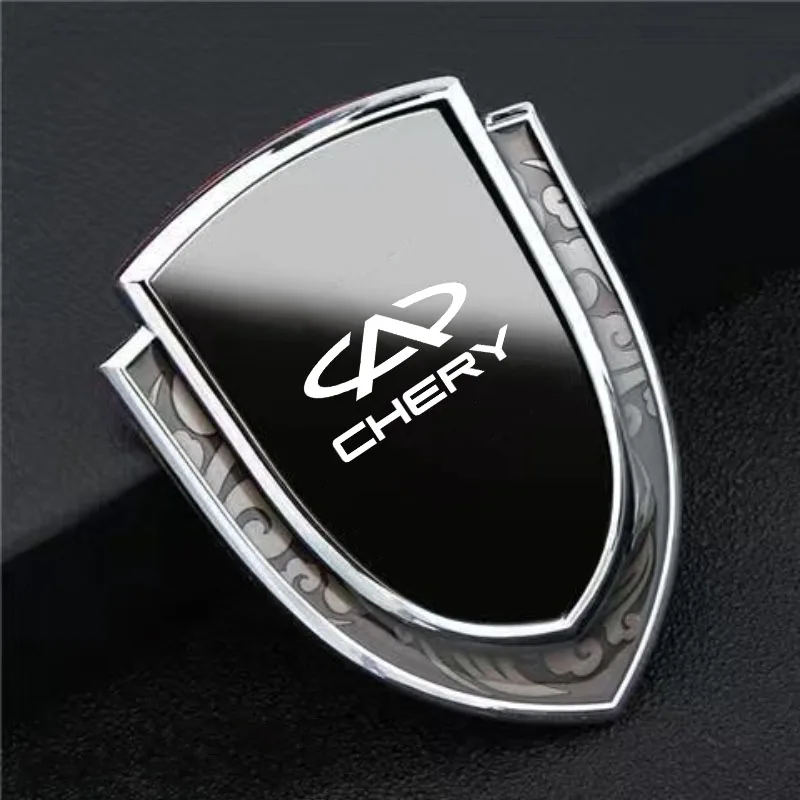 3D Metal Car Body Trunk Fender Decoration Shield Waterproof Stickers For Chery Tiggo 3/5x/8/E3E5 Arrizo 3/5/GX/7e Fengyun 2A3