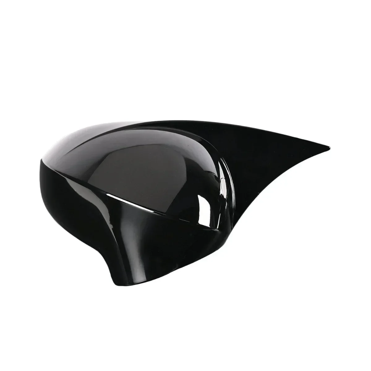 Pair Rear View Mirror Cover For SEAT Ibiza 6J 2008-2017 Glossy Black Side Wing Mirror Cover Cap Car Mirror Housing