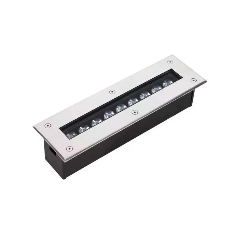 Long buried light, embedded wall washer light, outdoor waterproof led buried light, square aisle floor light