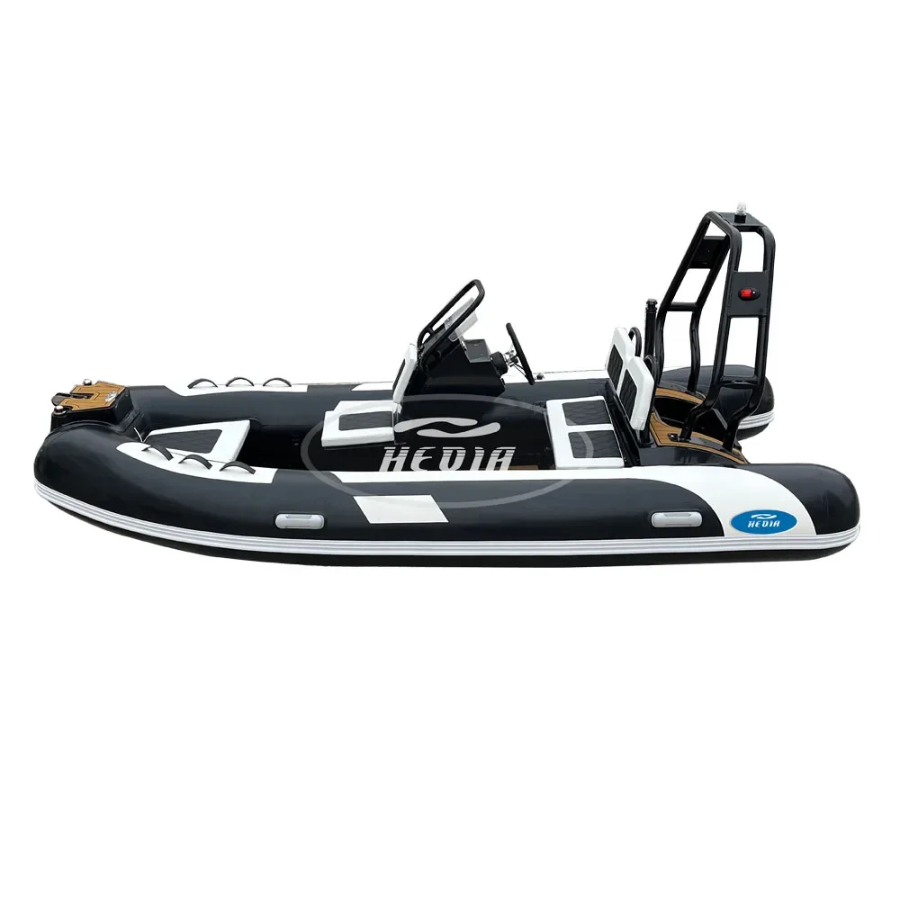 CE RHIB High Speed Folding Rib 360 390 Deep-v Aluminum Rigid Hull Inflatable Fishing Rowing 390 Rib Boat for Sale