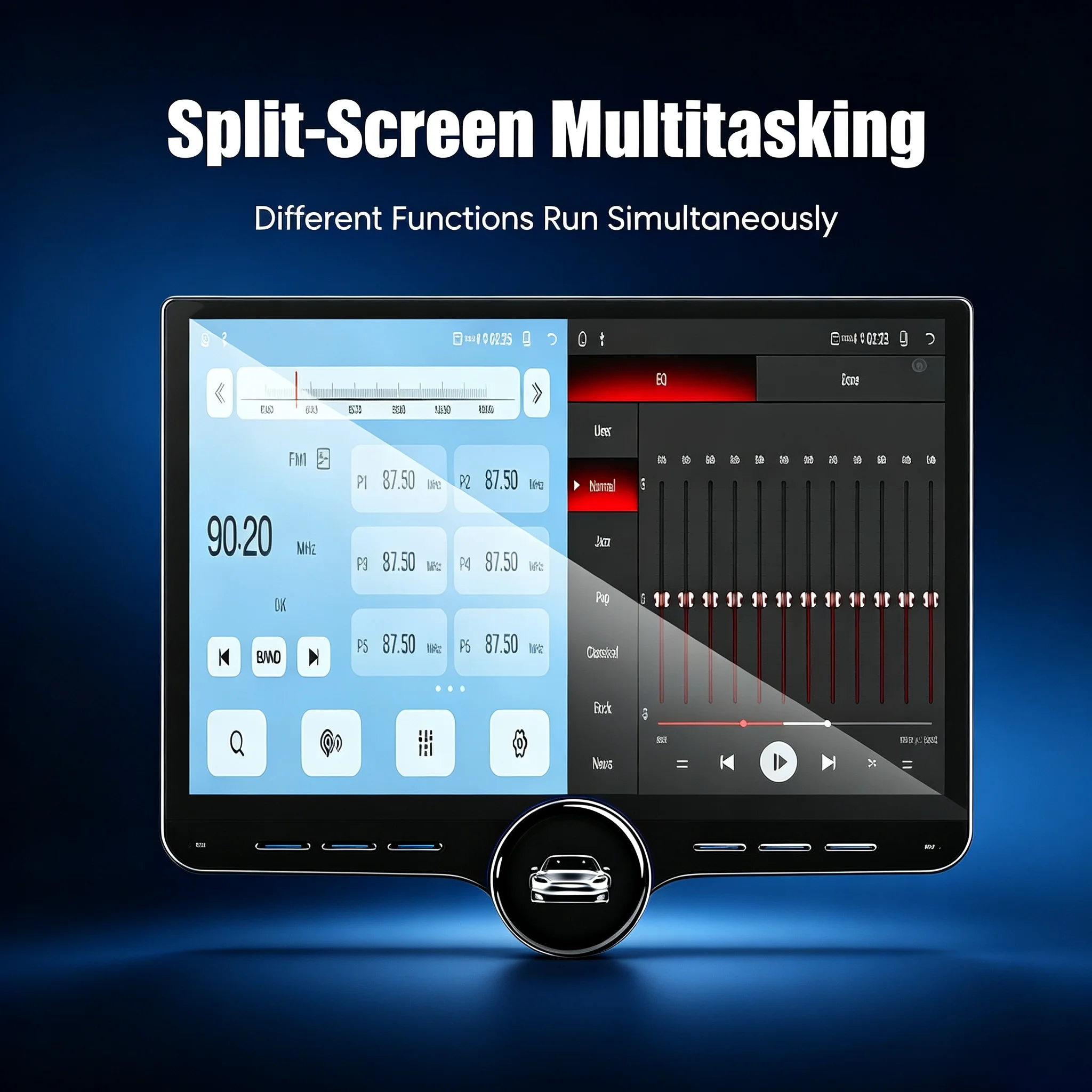 11.5 Inch Screen Android 15 Car Radio Multimedia Player For Skoda Superb 2016-2019 Navigation Wireless CarPlay Auto Head Unit