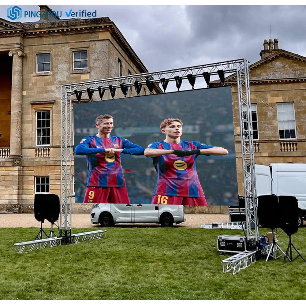 OEM P3.91 500*500mm DJ Backdrop LED 10ft*12ft P1.9/P2.6/P2.9 Modular Rental Screen 3-Year Warranty IP65 Waterproof 1080P For