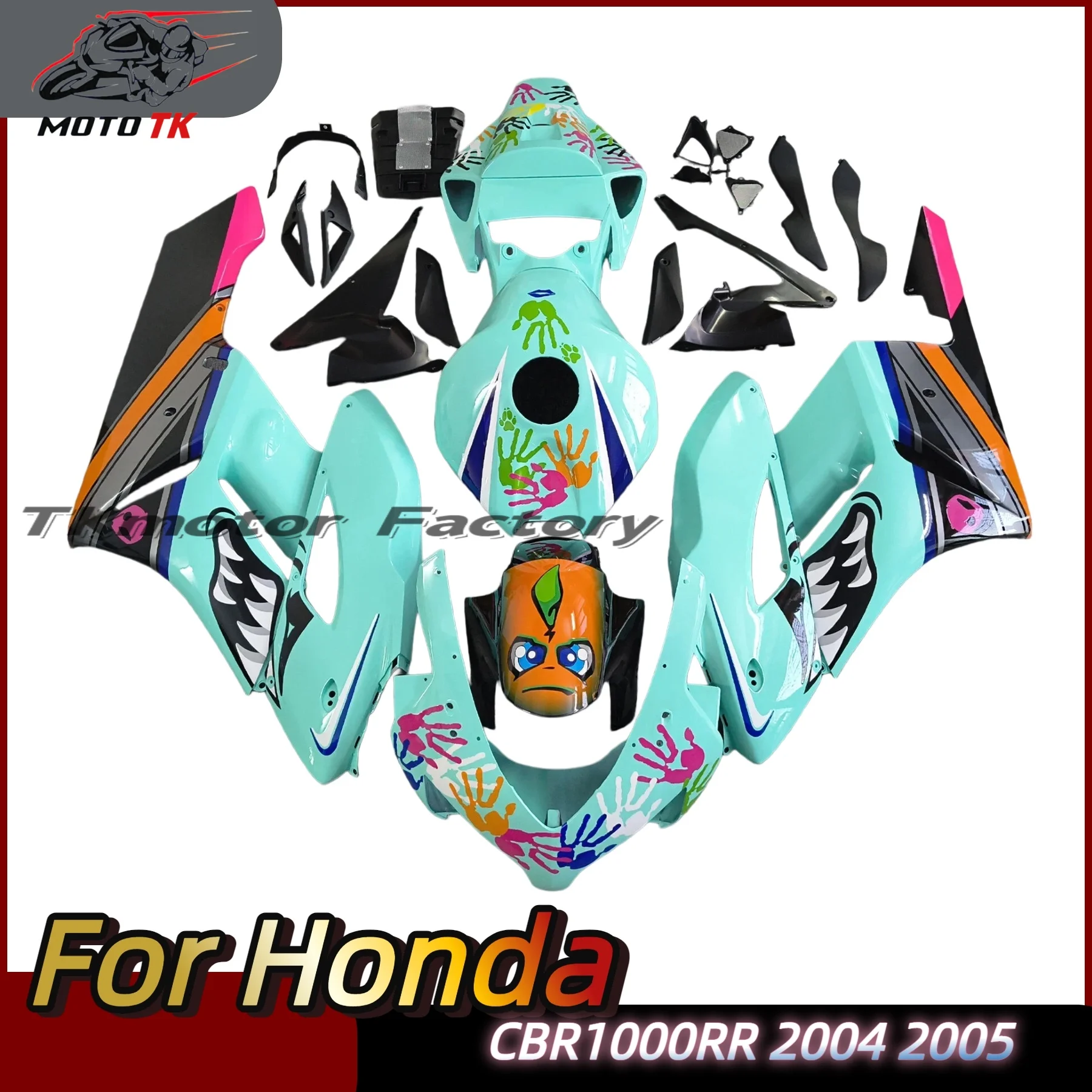 

New Custom Injection fairings kit for Honda CBR1000RR 2004 2005 CBR 1000 RR 04 05 CBR1000 RR fairing bodykit