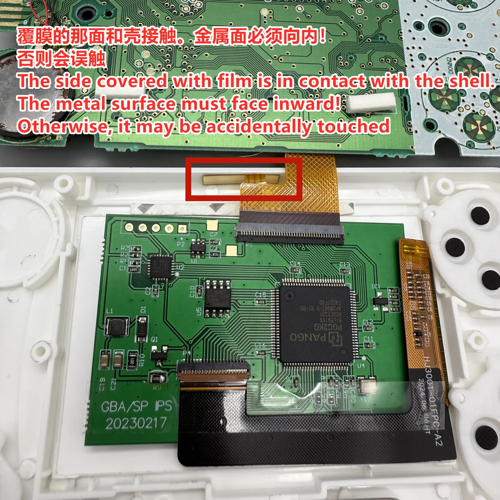 WSC IPS LCD 스크린 DIY 키트 백라이트 밝기, 반다이 원더 스완 컬러 WSC용 쉘 절단 필요 없음, 원래 크기