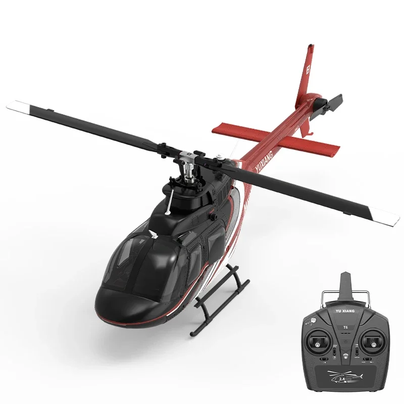 YuXiang F08 Bell 206 1/27 Scale RC Helicopter Dual Brushless Motors 6CH with Optical Flow Positioning 6-Axis Gyro
