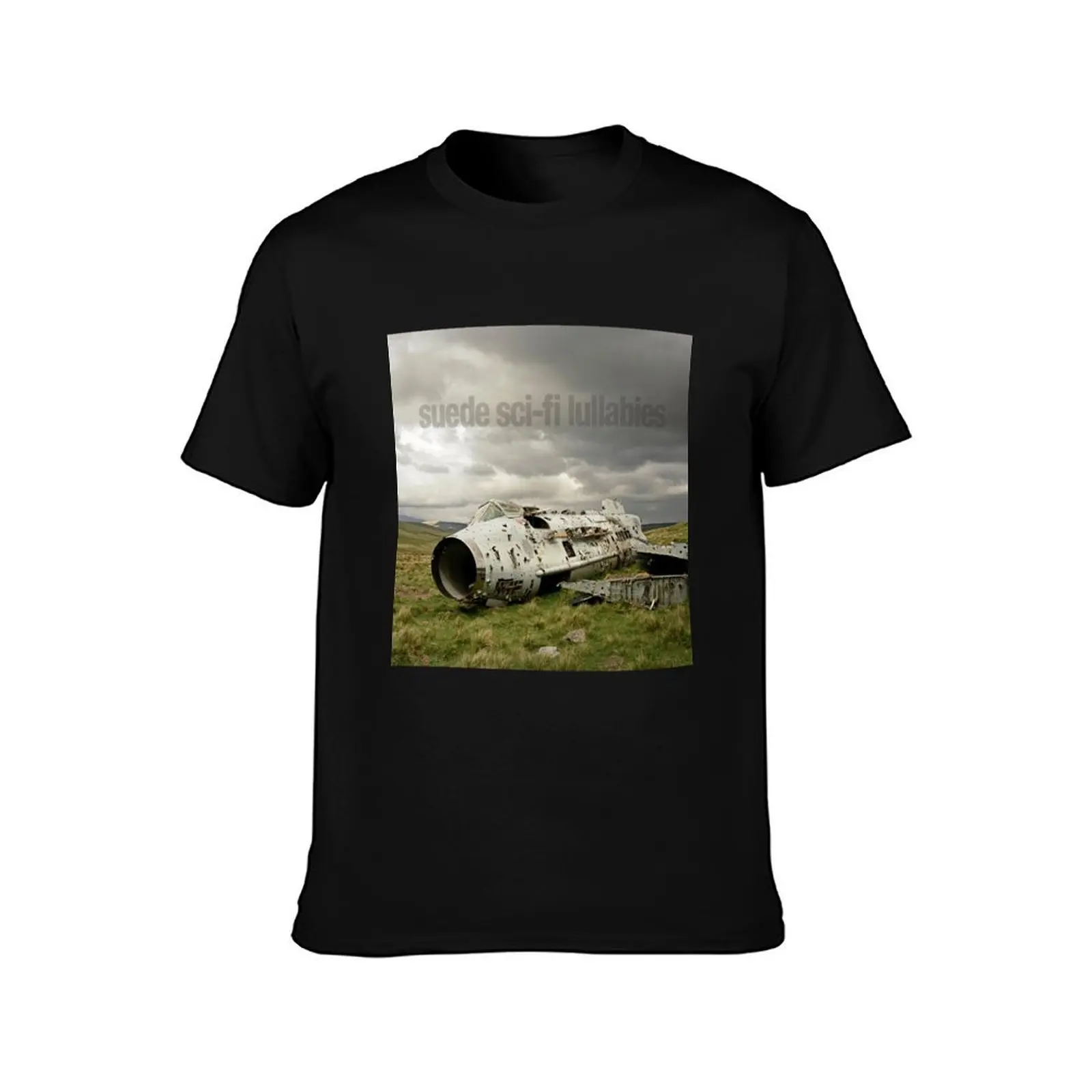 suede sci - fi lullabies T-Shirt Plus Size Solid Color T-Shirt