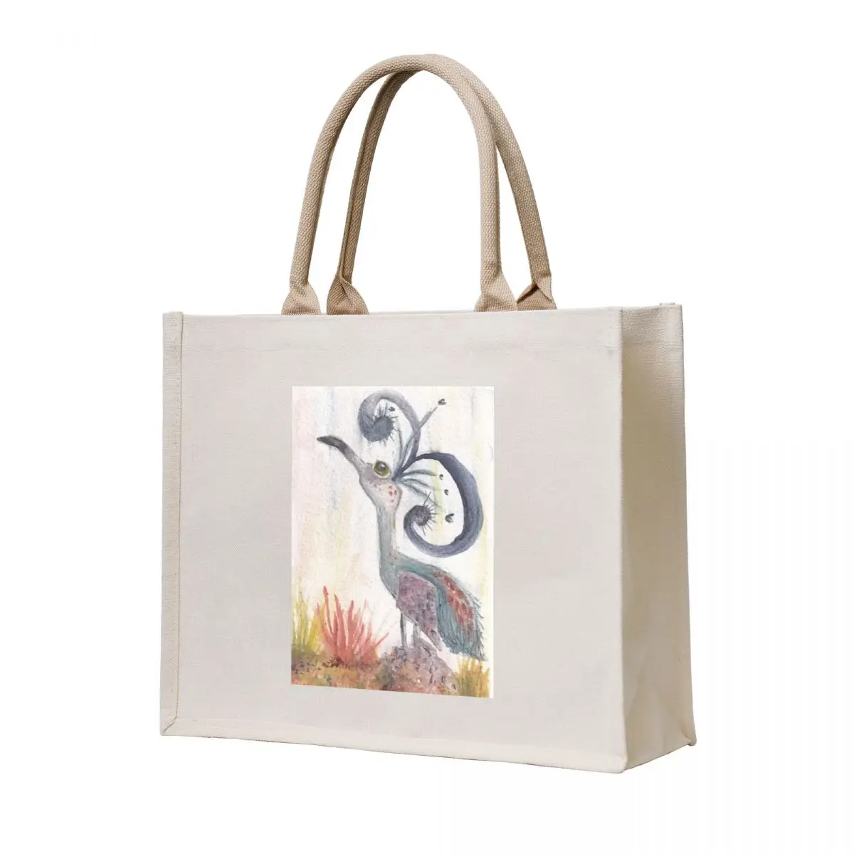 

Whimsical Bird Tote Bag Women's shopper Shopping bags custom tote bag foldable reusable bag