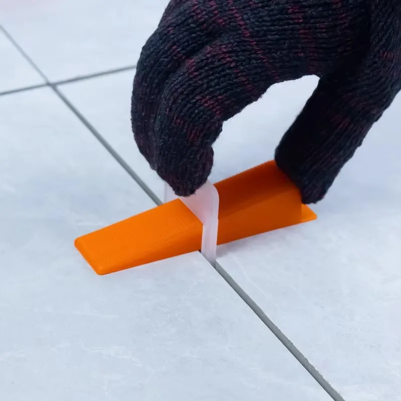 Modern 100pcs Tile Leveling System with 1/1.5/2/2.5/3mm Gaskets Wedge Wall Floor Tile Lifting Tool Accessories