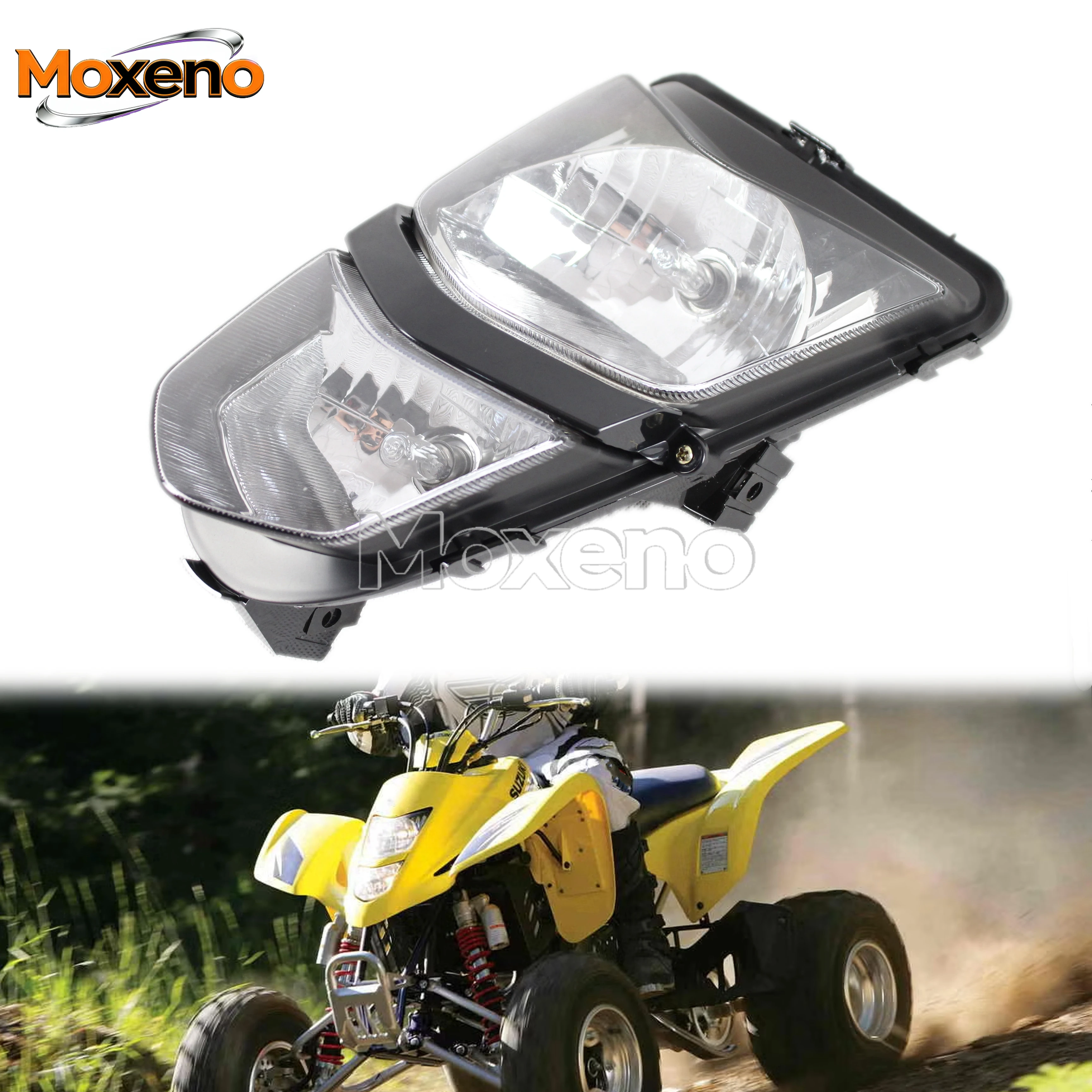 Z400Z Z400 QUADSPORT Front Headlight For Suzuki LT-Z400Z LT-Z400 2003-2008 Kawasaki 400 KSF400 KSF400A6F 2003-2006 ATV Headlamp