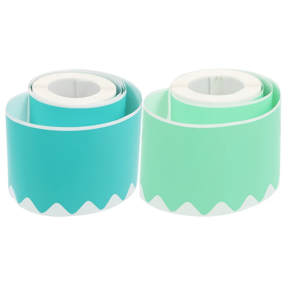 

2 Rolls Bulletin Board Accessories Decoration Stickers Decorations Border Decorative