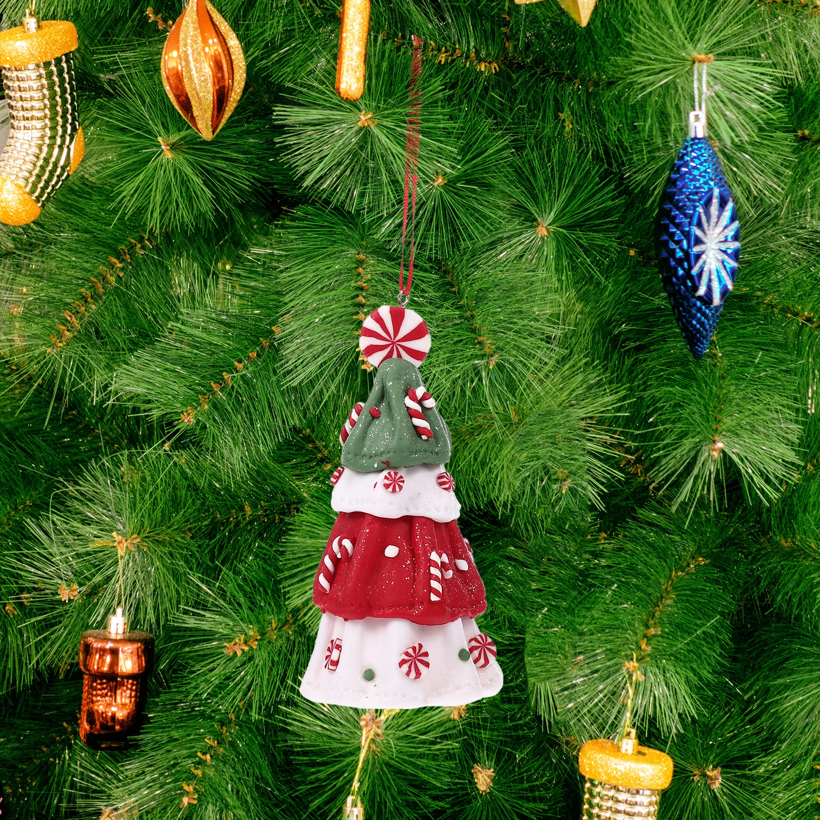 

Christmas Tree Pendants Festive Light Up Ornament for Xmas Party Decoration Family Gathering Holiday Season Decorations