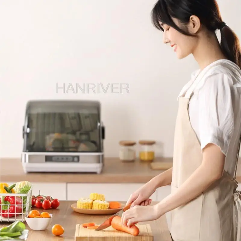 220 فولت خزانة تطهير صغيرة منزلية 32/42L سطح المكتب منضدية أدوات المائدة آلة تنظيف خزانة