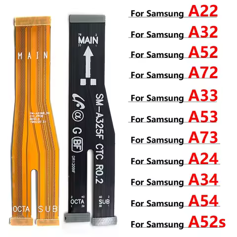 Main Board Motherboard Flex Cable For Samsung A32 A42 A52 A22 A72 A21 A33 A53 A24 A54 A34 A52s A73 4G 5G Mainboard Flex