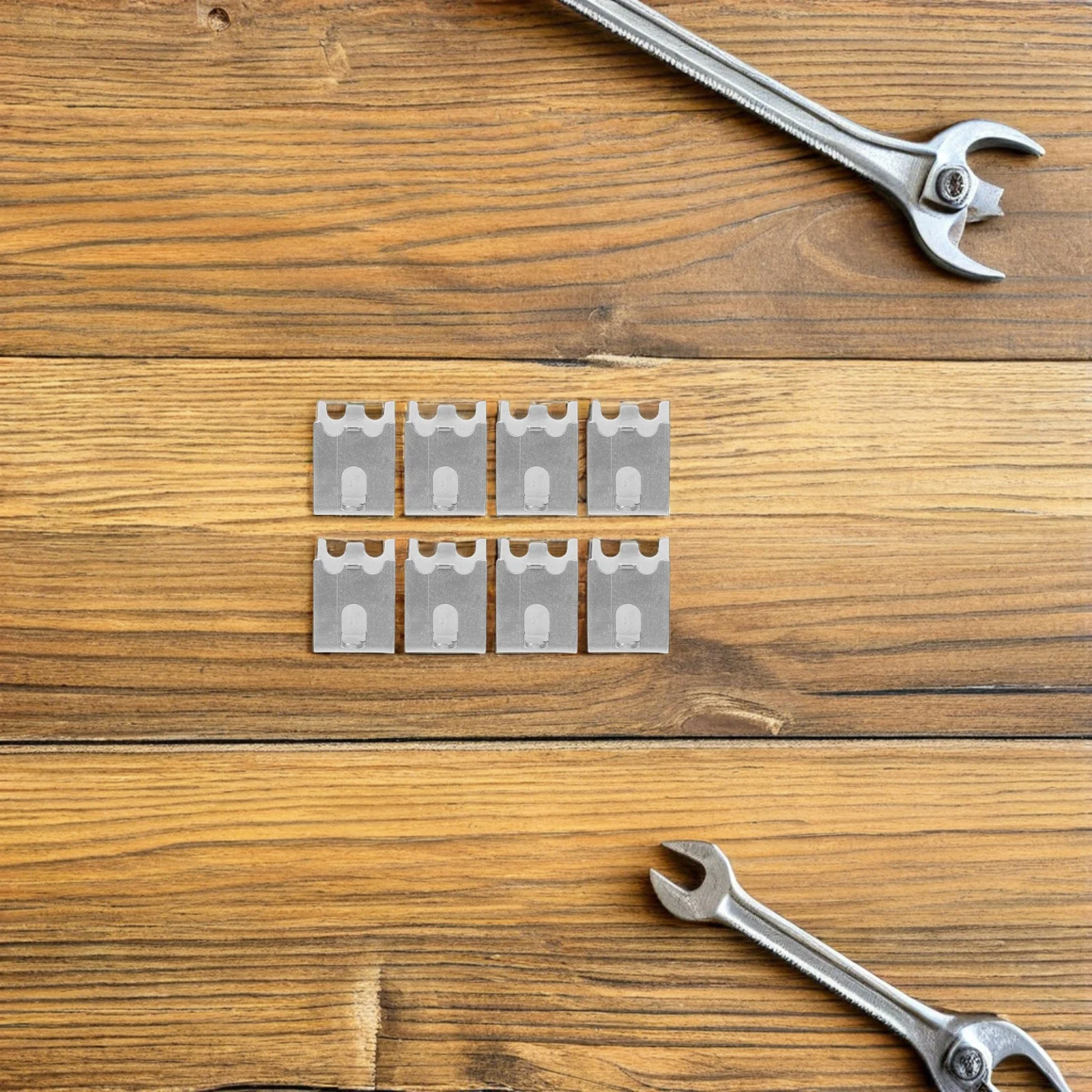 

12pcs Stainless Steel Refrigerator Shelf Clips Heavy Duty Freezer Cooler Holder Secure Support Noise Reduction Durable Easy