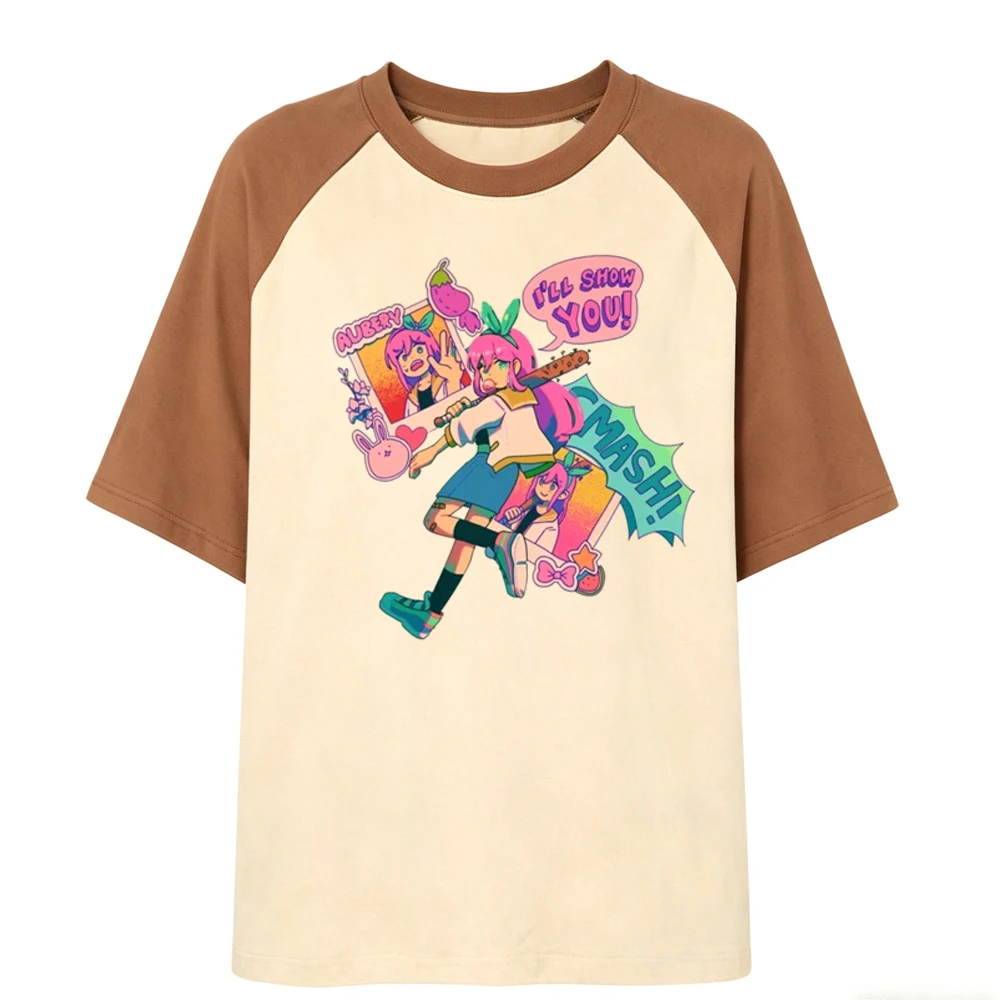 Omori t shirt teen emo gyaru summer 80s dollette top tees manga emo meme streetwear japanese
