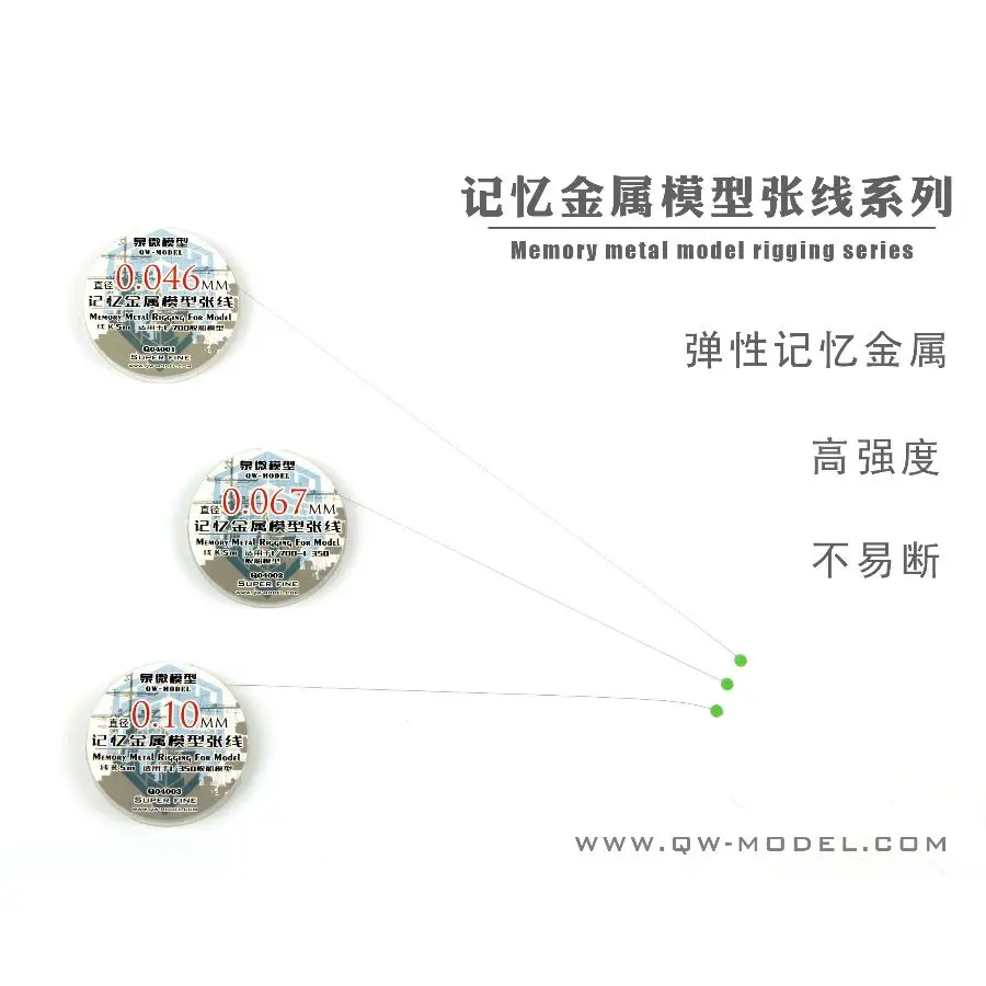 QW Q04003 1/72 Scale 0.010MM Rubber-Sheeting Rigging For Model Ship Scale 1/350