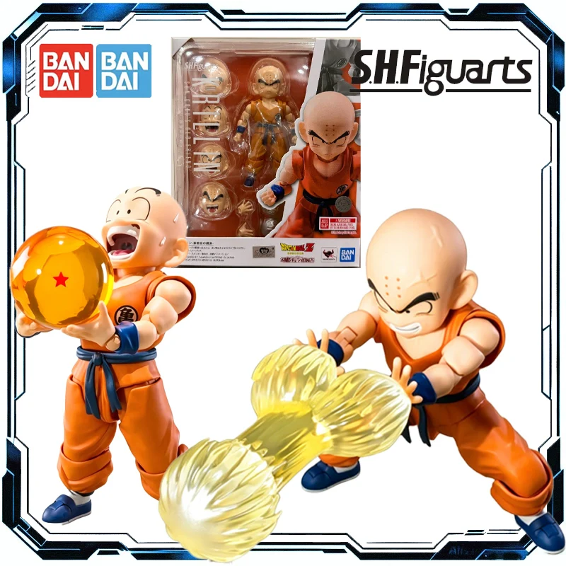 

Эксклюзивная фигурка Bandai Tamashii Nations SHF Dragon Ball Z: Крилин, лучший друг Сон Гоку, игрушка для мальчиков и девочек, подарок