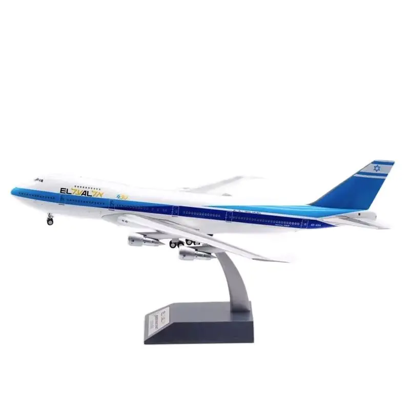 

Israel Aviation B747-200 Civil Aviation Airliner Alloy & Plastic Model 1:200 Scale Diecast Toy Gift Collection Simulation