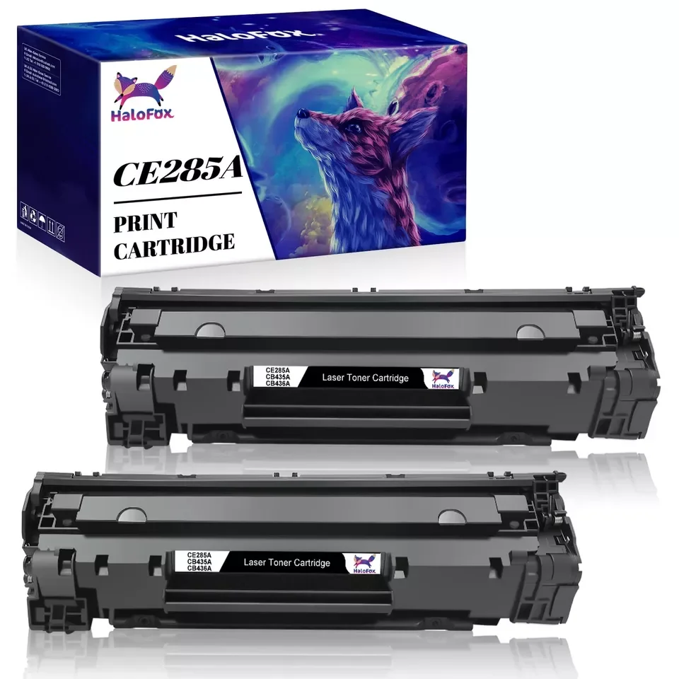 2 Black Toner Compatible with HP CE285A 85A LaserJet Pro P1102 P1102w M1212nf