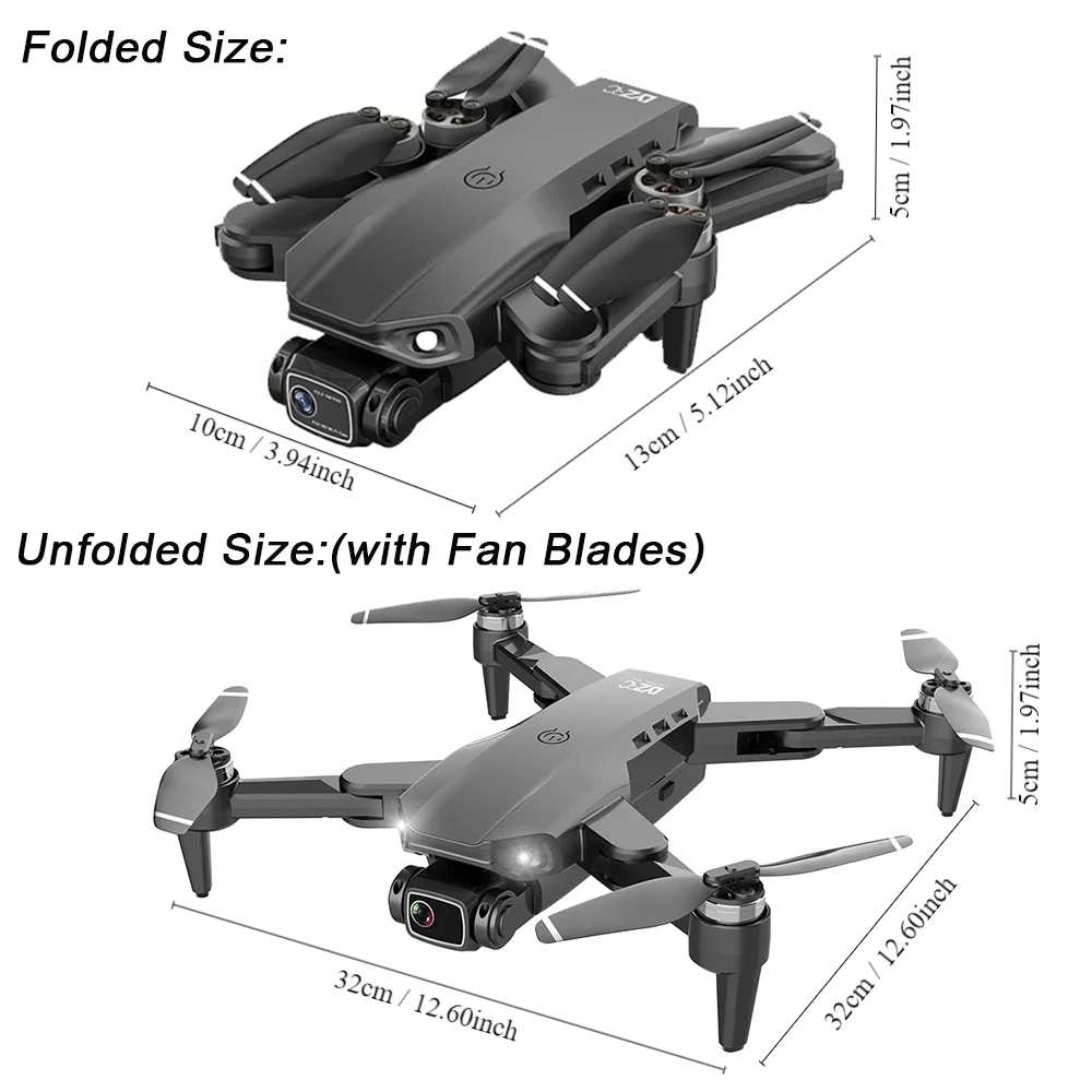 L900 PRO GPS Drone 4K Dual Camera Professional Aerial Photography Brushless Motor Foldable Quadcopter RC Distance1200M