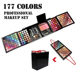 Professional 177 Color Eyeshadow Palette Makeup Cosmetic Sets Lip Gloss Blush Concealer Beginner Maquillage Makeup Set Cosmetic