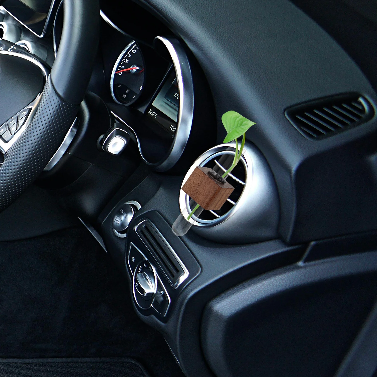 

Refillable Car Air Freshener Vent Clip Vase Auto Accessory Interior Decoration Flower Holder Essential Oil Diffuser