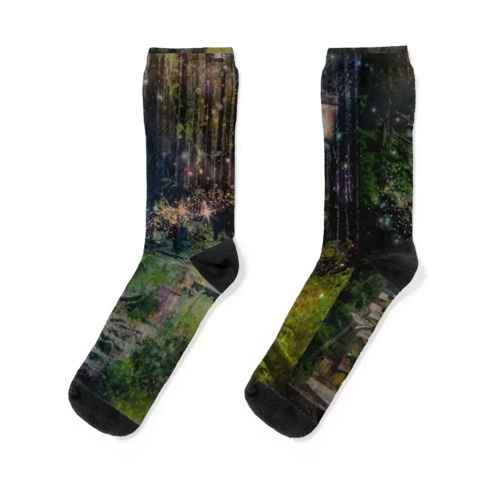 

The Path To The Hedgewitch's House Socks tennis Wholesale winter gifts Hiking boots Socks Male Women's