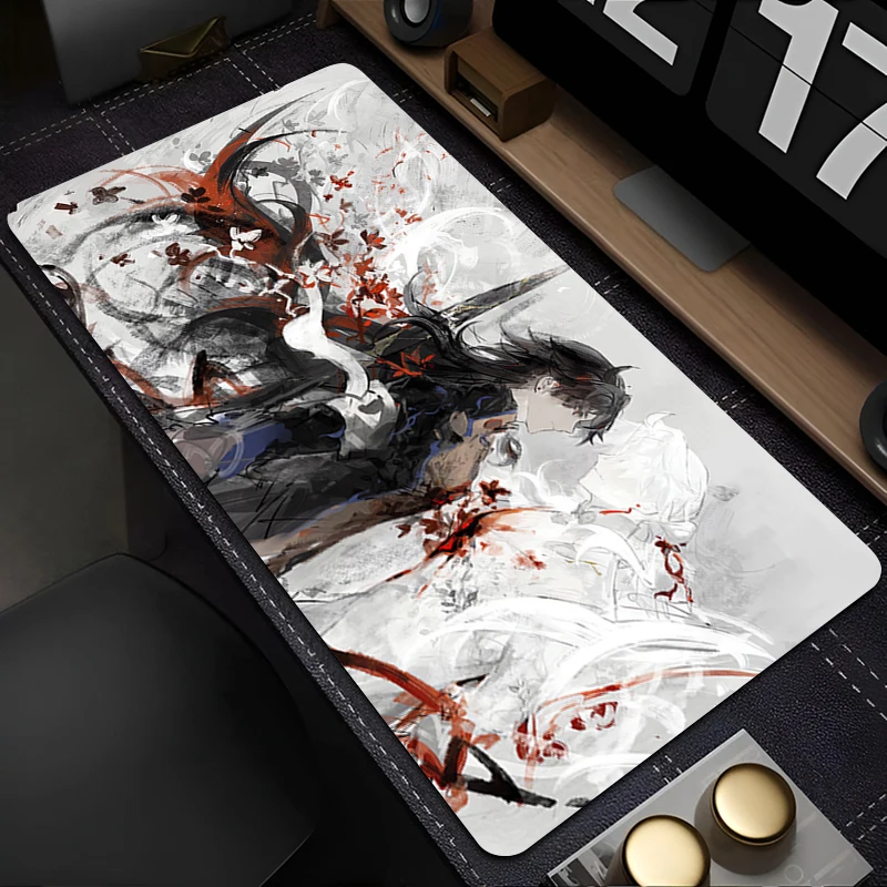 

Mousepad Laptop Mouse Pad Office PC Accessories HD Keyboard Pad Rubber Cup Mat Soft Mouse Mat H-honkai Star Rail Large Desk Mat