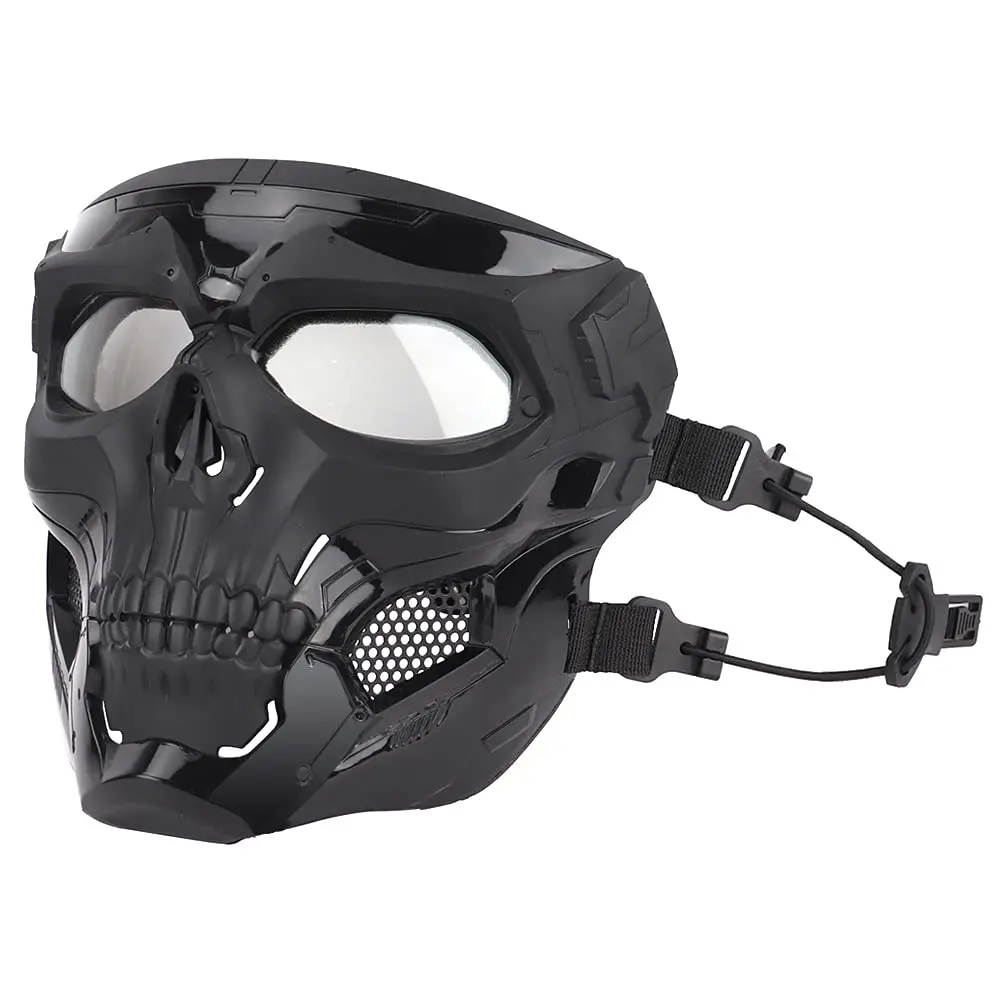 

Halloween Mask Full Face Skull Skeleton Masks with Goggle for Cosplay Movie Props Masquerade Party