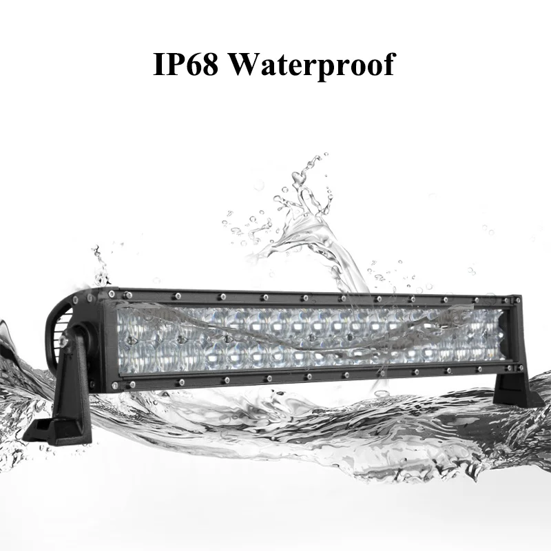 5D Straight Curved LED Work Light Bar Car Truck LED Spot Lighting Tractor Driving Lamp for 4x4 Offroad SUV ATV UTV Lighting