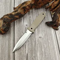 Fixed Blade Knife FB47GP D2 Blade G10 Handle Outdoor Camping Survival Self-defense Wilderness Multitool Knife with Kydex Sheath