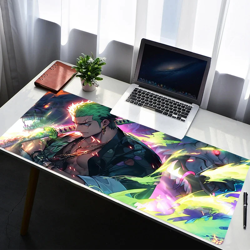 

Mouse Pad PC Accessories Non Slip Rubber Mousepad Laptop Gamer Keyboard Pad Office Computer Gaming One Piece Zoro Desk Mouse Mat