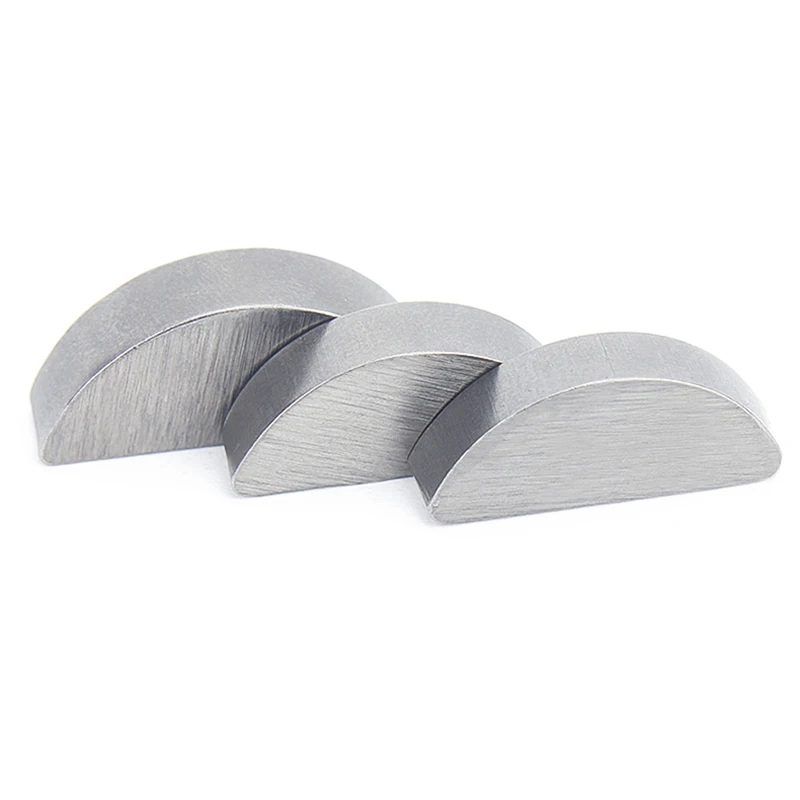 2/ 5/ 10/ 20/ 50pcs A3 Carbon Steel Woodruff Keys Metal Flat Semi-circular Half-Moon Bond Key M2 M2.5 M3 M4 M5 M6 M8 M10