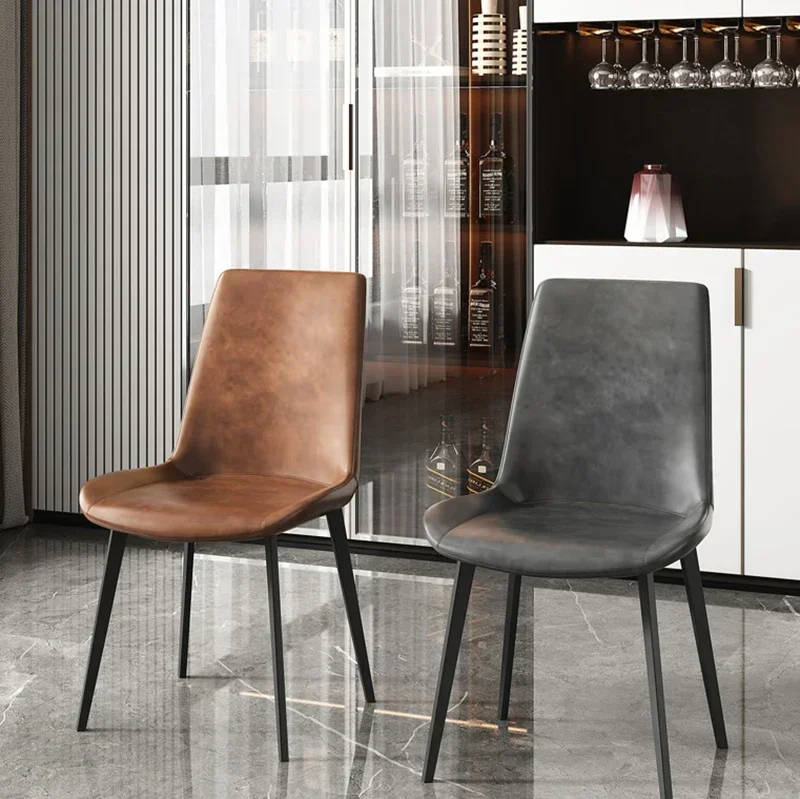 

A Metal luxury Nordic dining chairs, modern soft office desks, dining chairs ,Comedor lounge furniture set